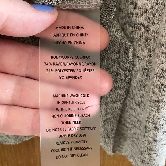 Betsey Johnson Performance Cowl Neck L/S - Picture 8 of 9